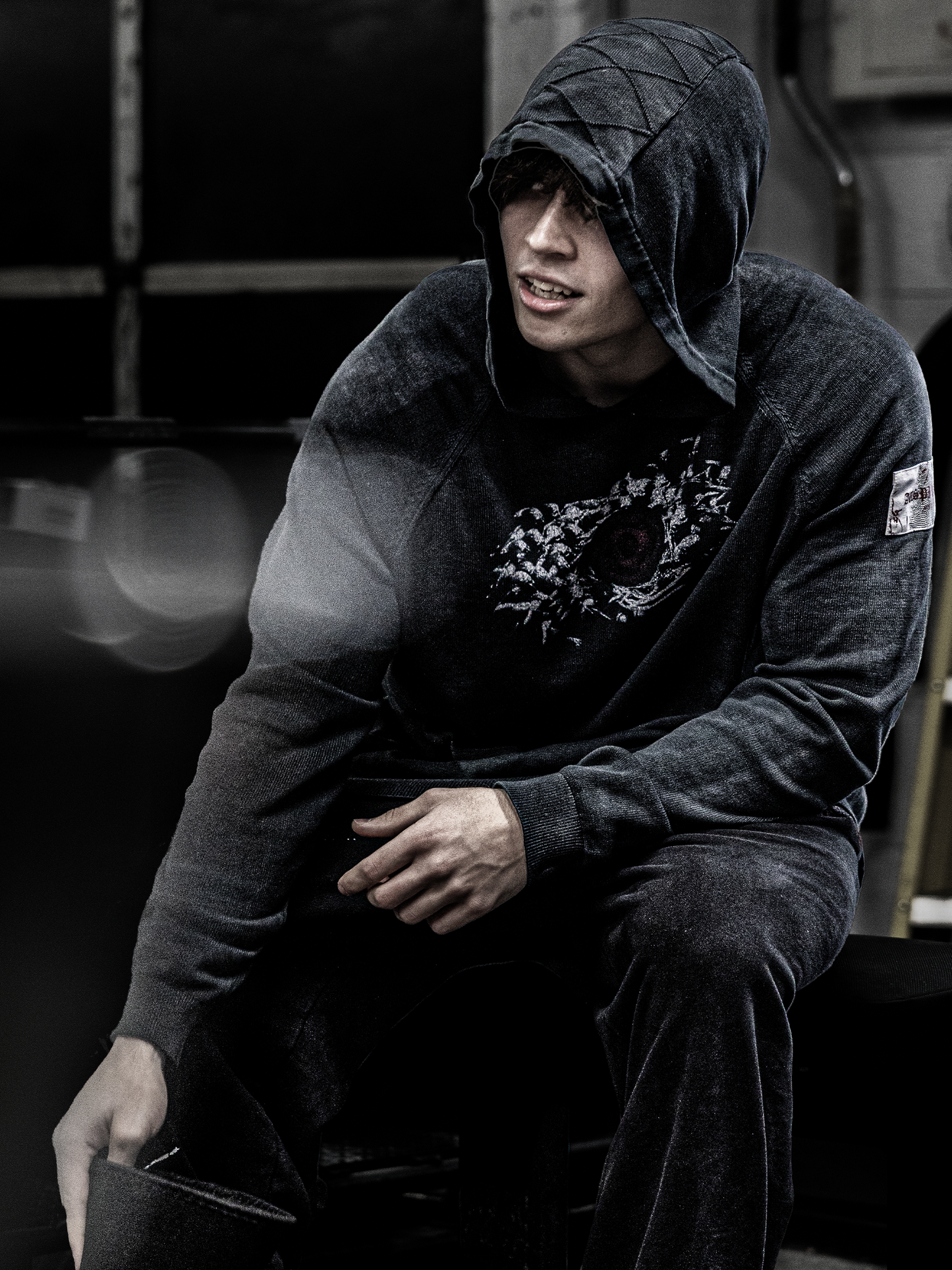 Nightblade Knit Hoodie